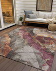 Addison Rugs Naelien Brown Washable Indoor-Outdoor Rug