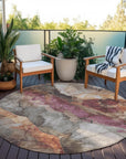 Addison Rugs Naelien Brown Washable Indoor-Outdoor Rug