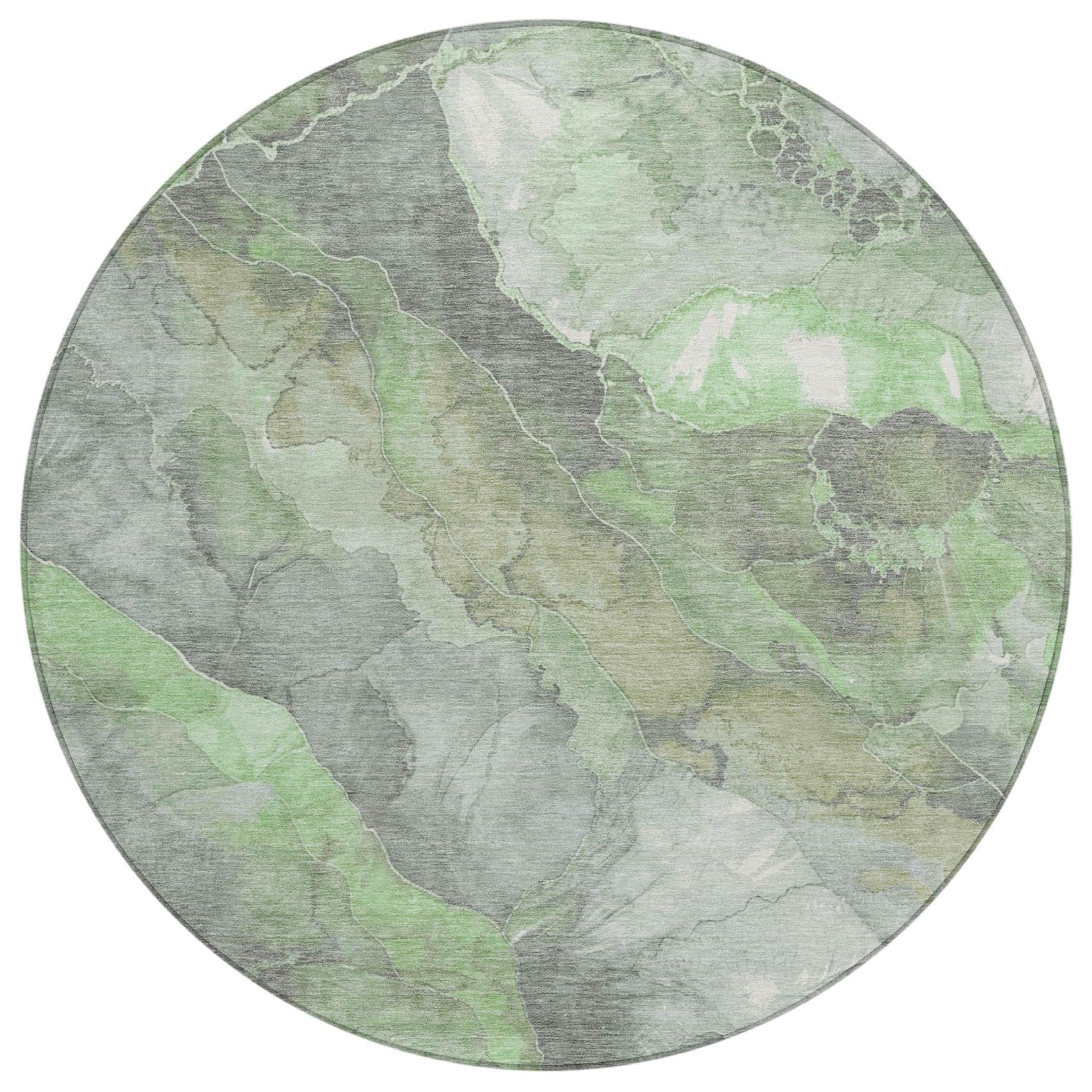 Addison Rugs Naelien Green Washable Indoor-Outdoor Rug