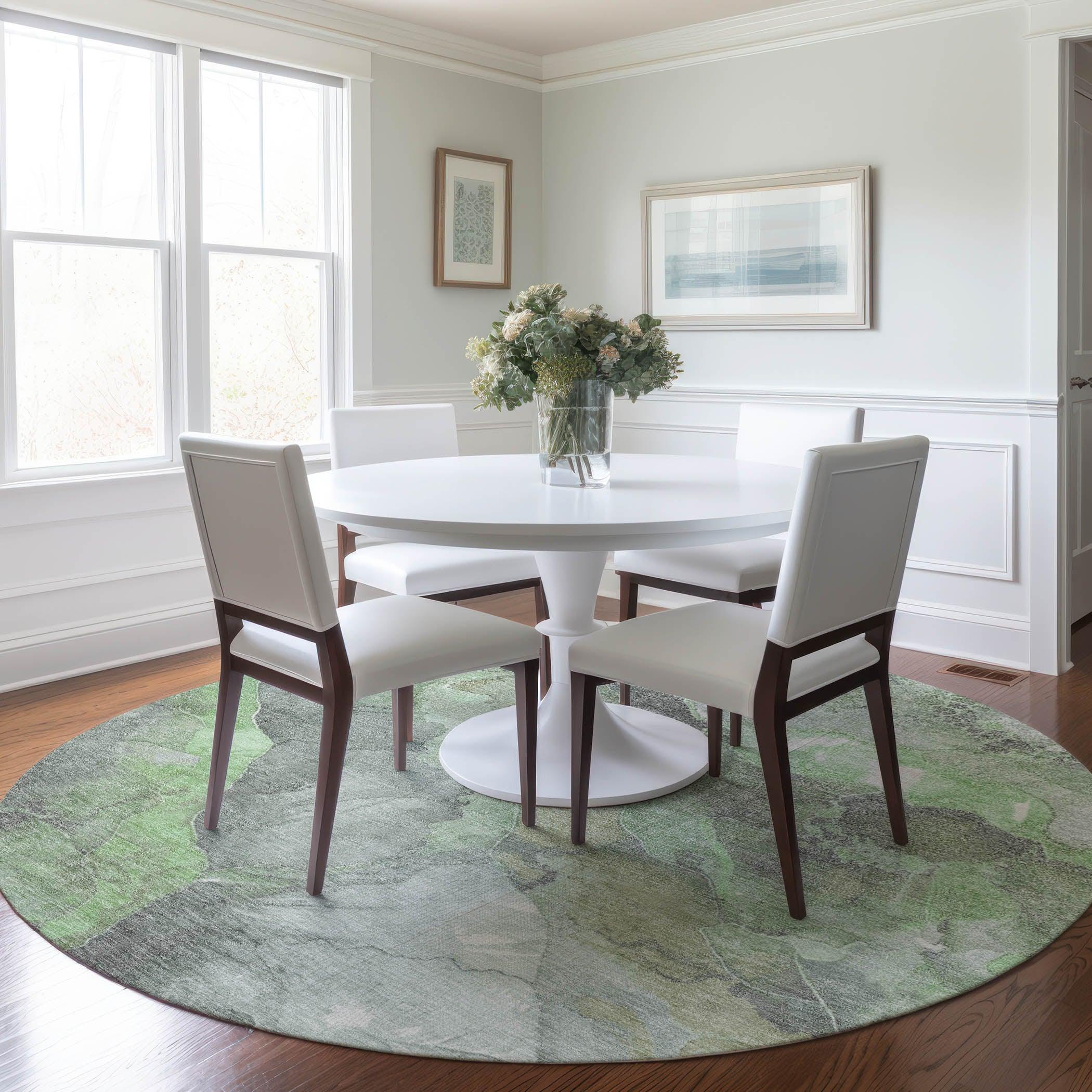 Addison Rugs Naelien Green Washable Indoor-Outdoor Rug