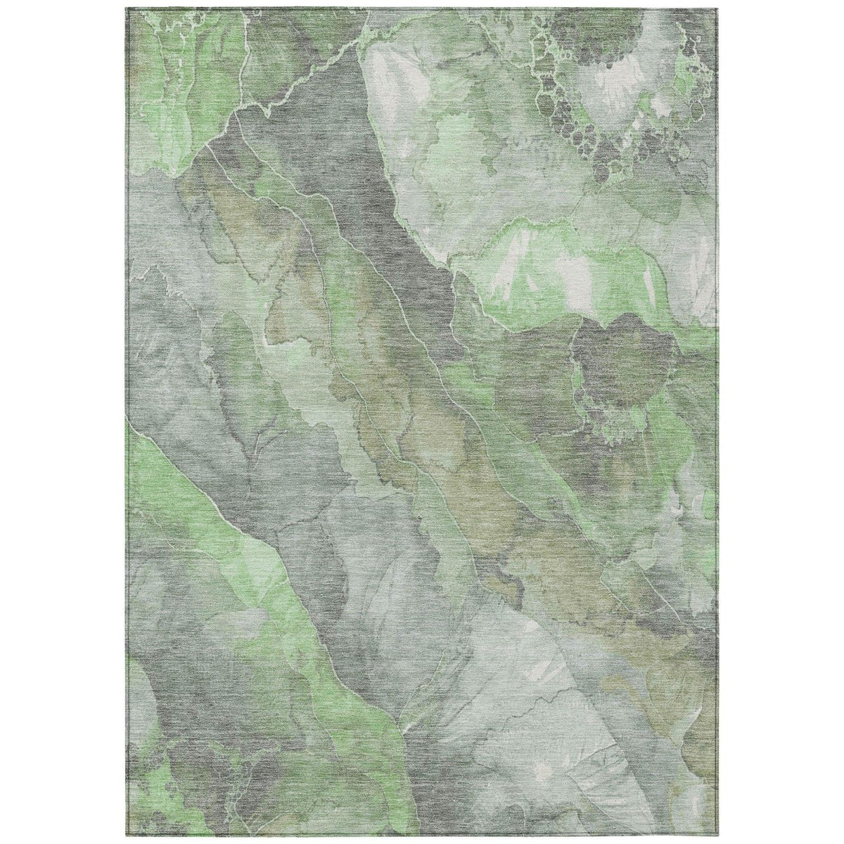 Addison Rugs Naelien Green Washable Indoor-Outdoor Rug