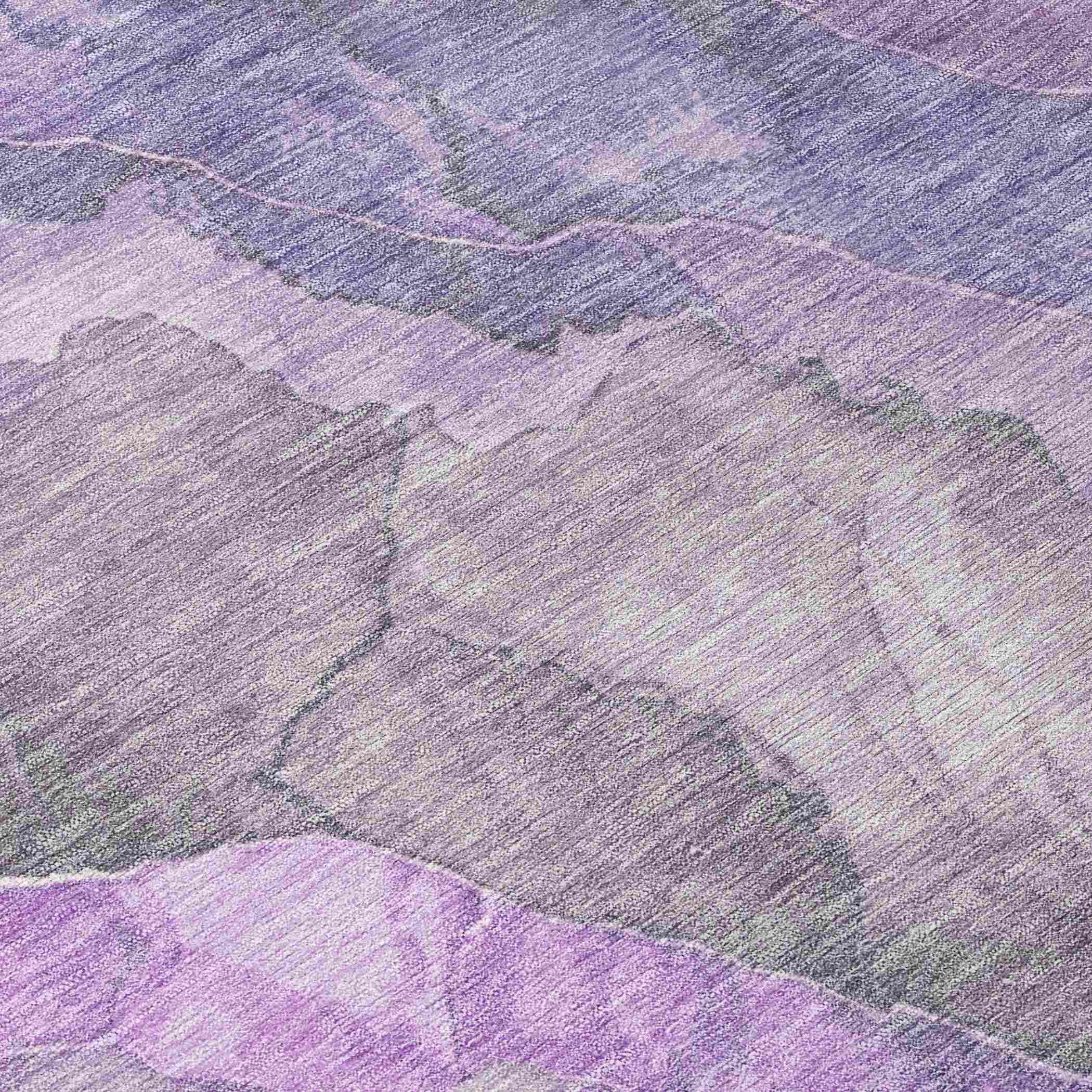 Addison Rugs Naelien Purple Washable Indoor-Outdoor Rug