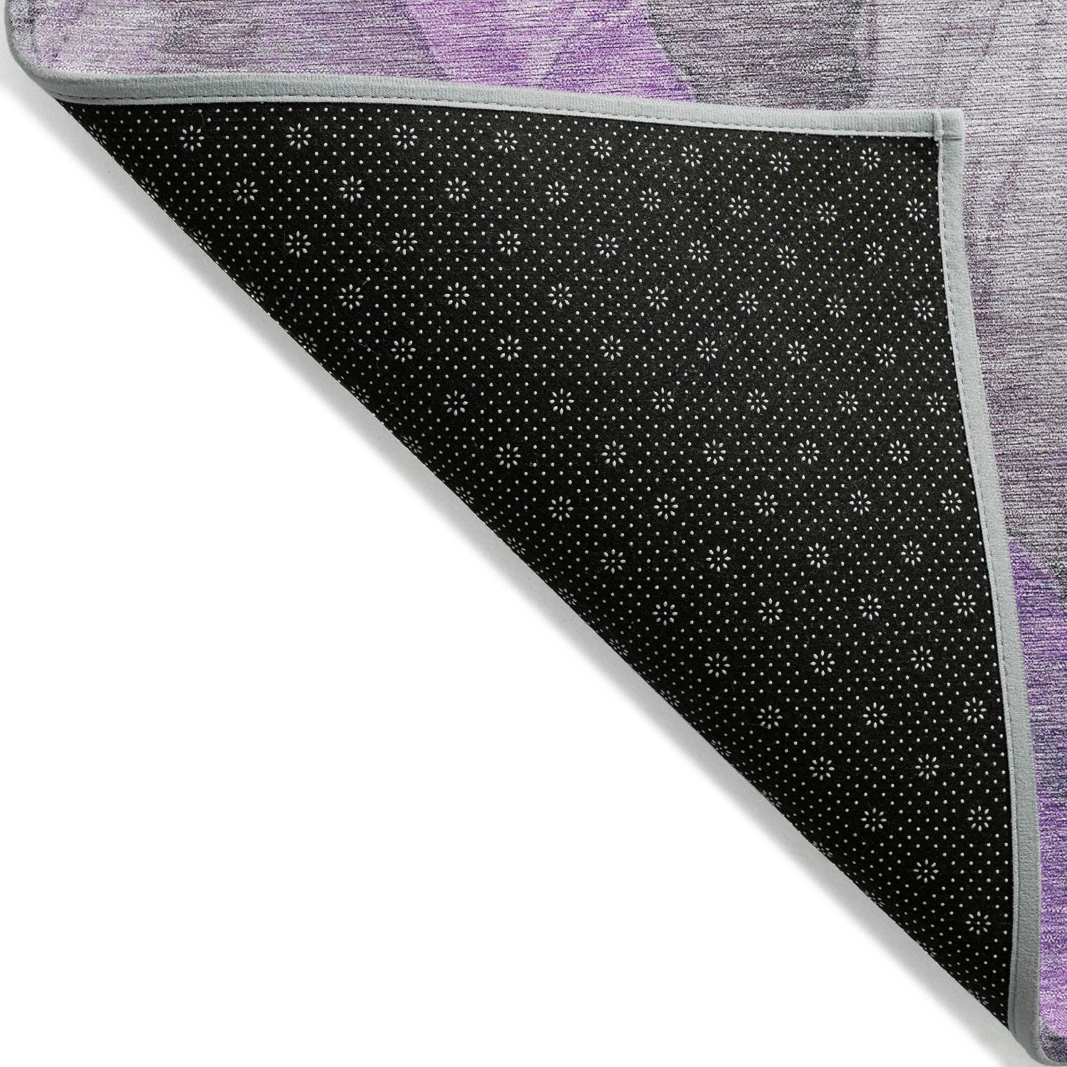 Addison Rugs Naelien Purple Washable Indoor-Outdoor Rug