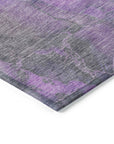 Addison Rugs Naelien Purple Washable Indoor-Outdoor Rug