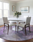 Addison Rugs Naelien Purple Washable Indoor-Outdoor Rug