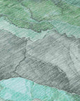 Addison Rugs Naelien Teal Washable Indoor-Outdoor Rug