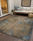 Addison Rugs Naelion Brown Washable Indoor-Outdoor Rug