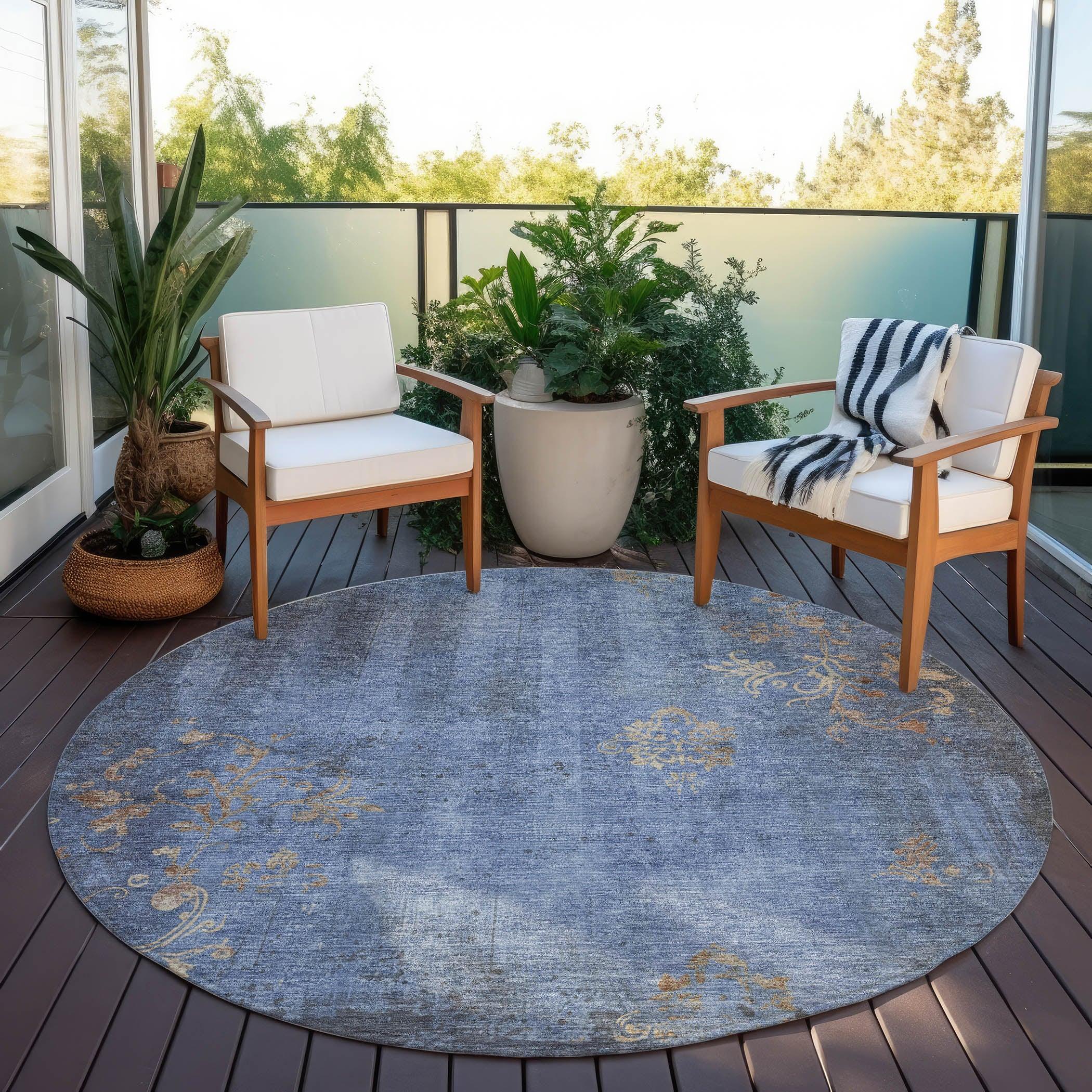 Addison Rugs Naelion Denim Washable Indoor-Outdoor Rug