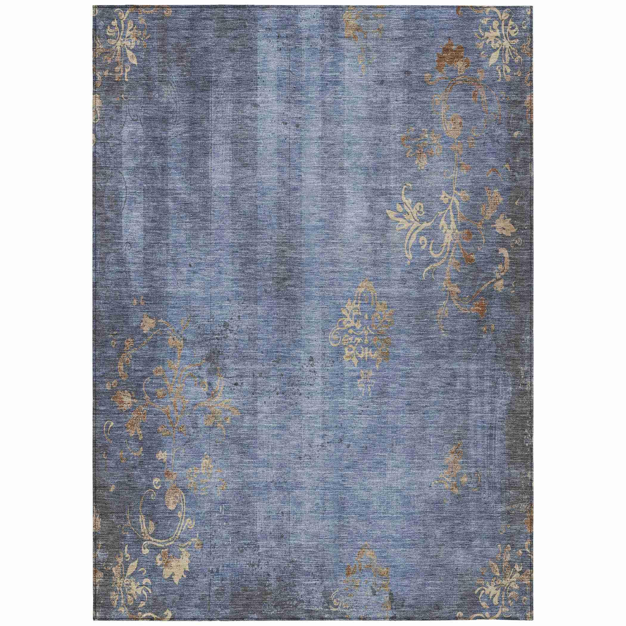 Addison Rugs Naelion Denim Washable Indoor-Outdoor Rug