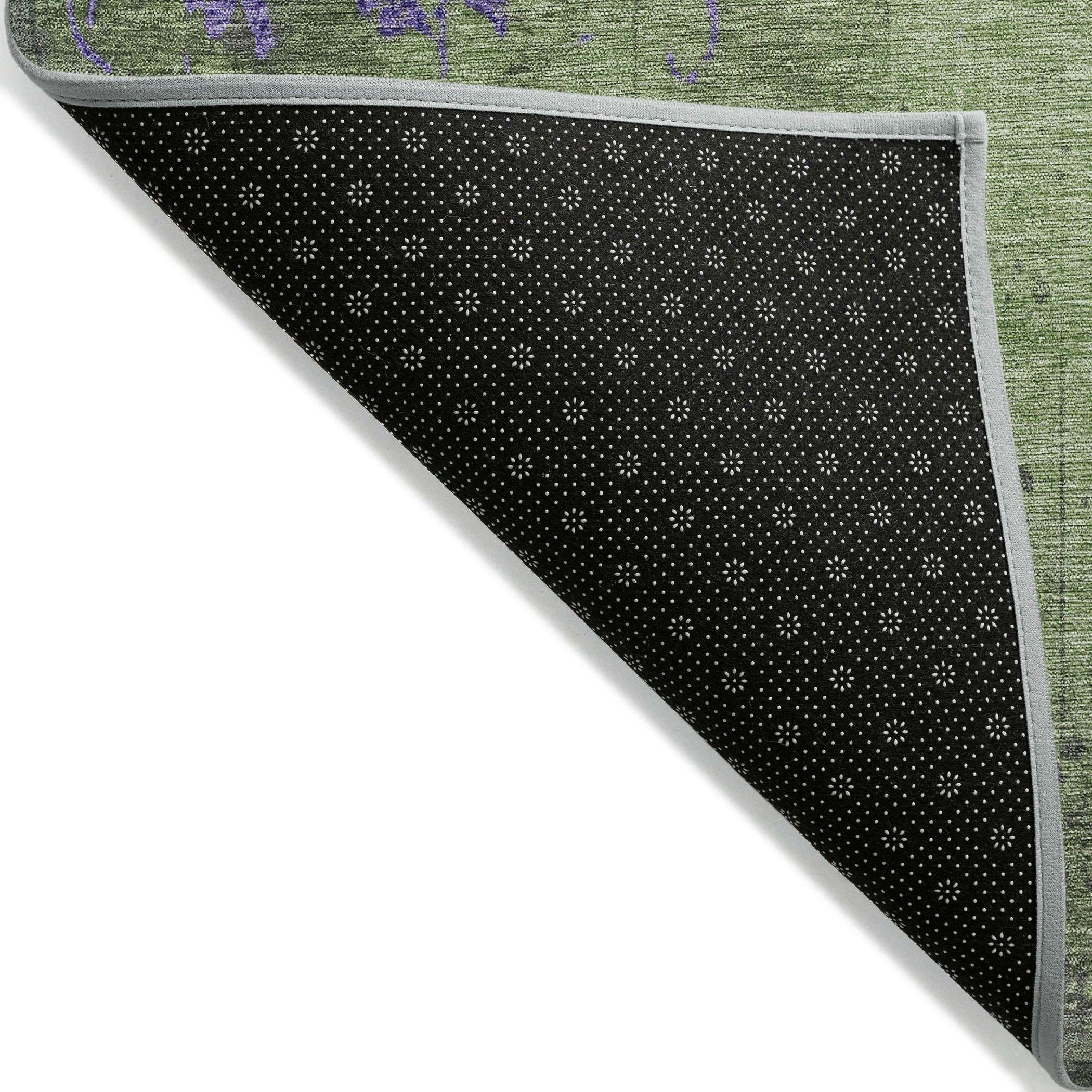 Addison Rugs Naelion Green Washable Indoor-Outdoor Rug