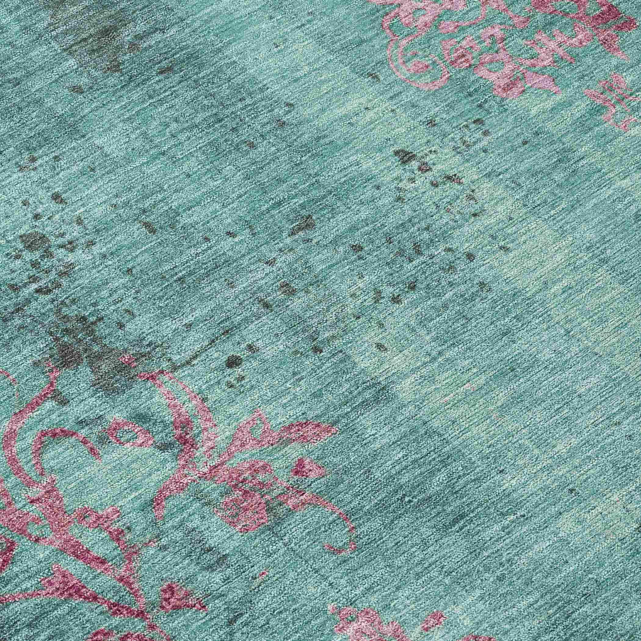 Addison Rugs Naelion Seafoam Washable Indoor-Outdoor Rug