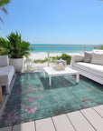Addison Rugs Naelion Seafoam Washable Indoor-Outdoor Rug