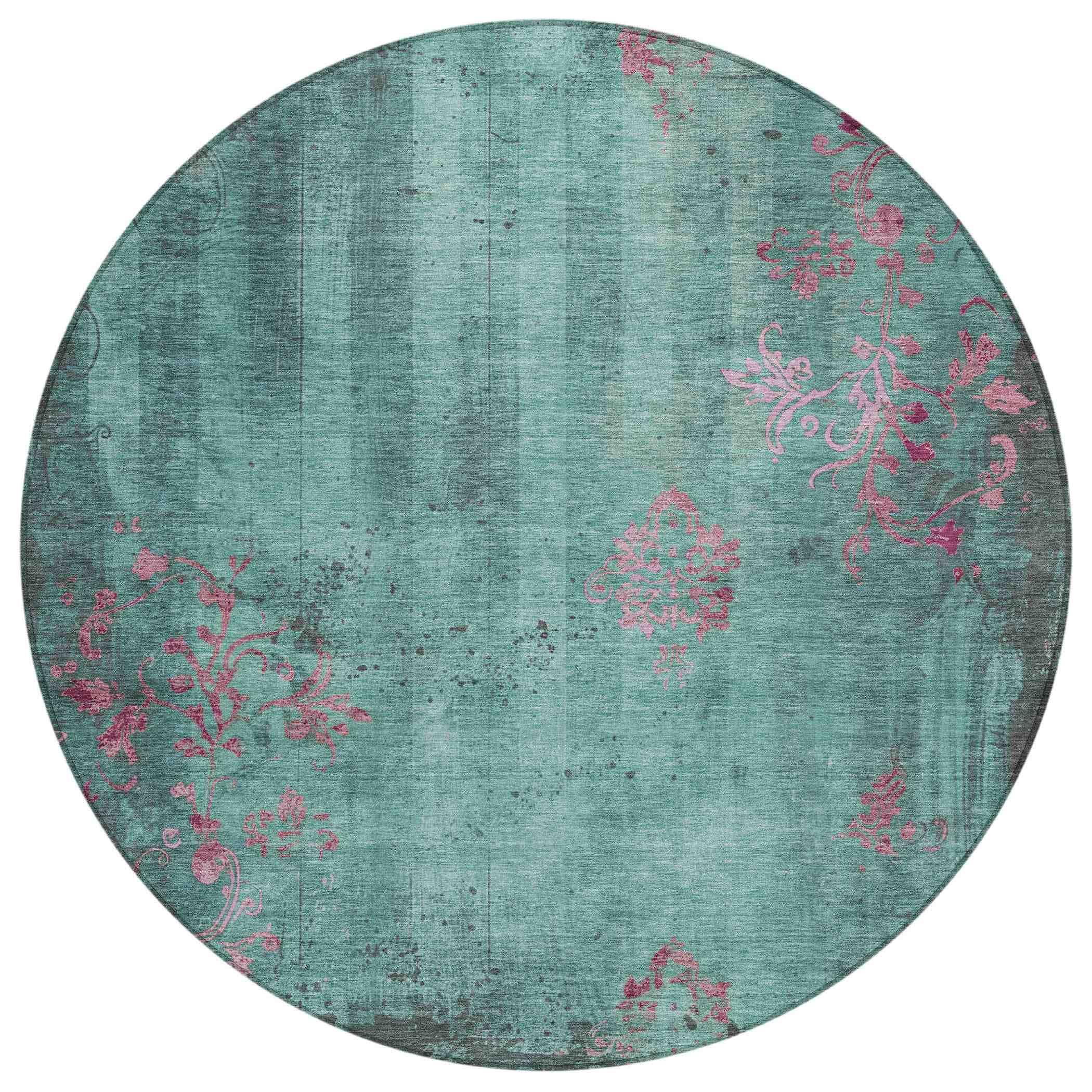 Addison Rugs Naelion Seafoam Washable Indoor-Outdoor Rug