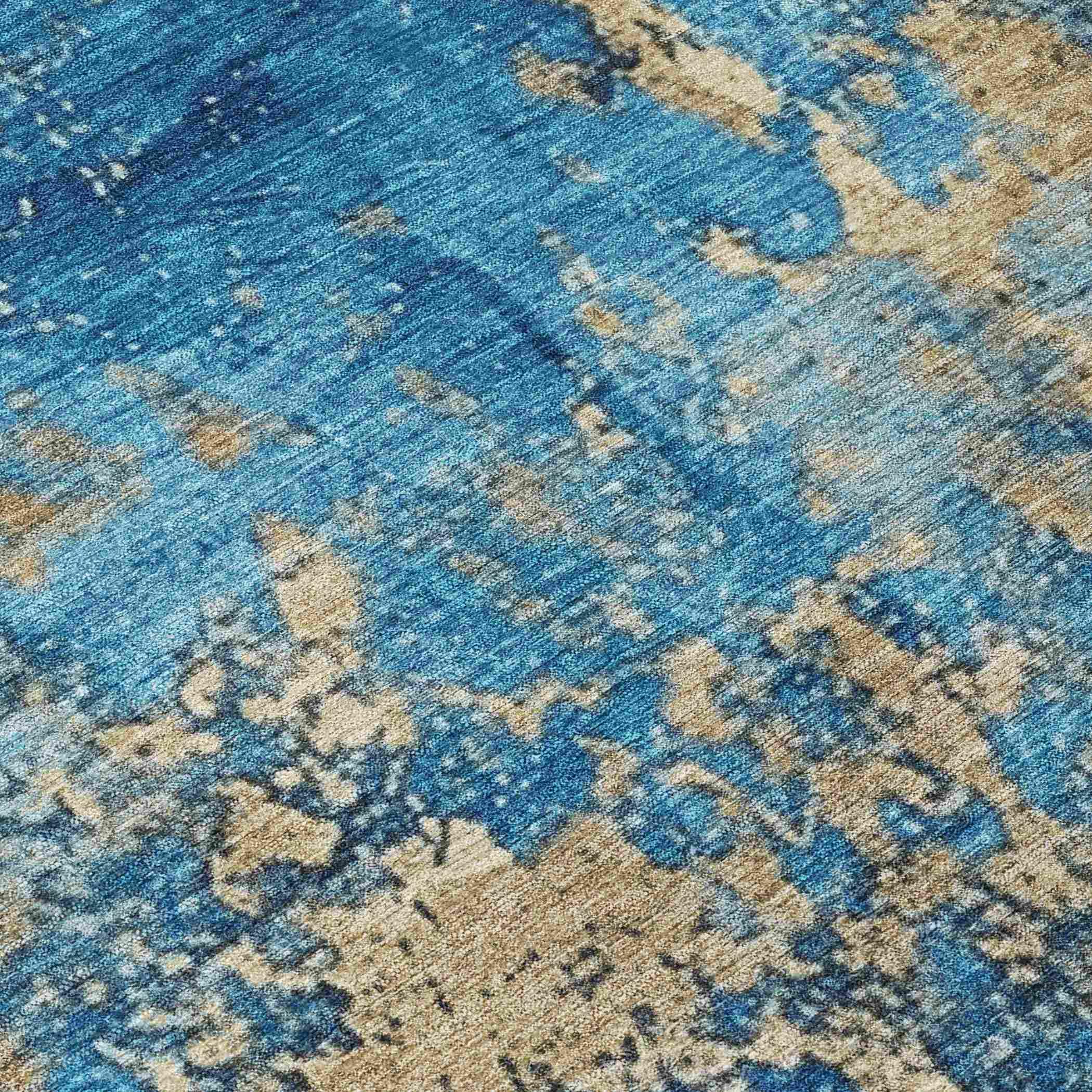 Addison Rugs Naelira Blue Washable Indoor-Outdoor Rug