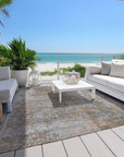 Addison Rugs Naelira Brown Washable Indoor-Outdoor Rug