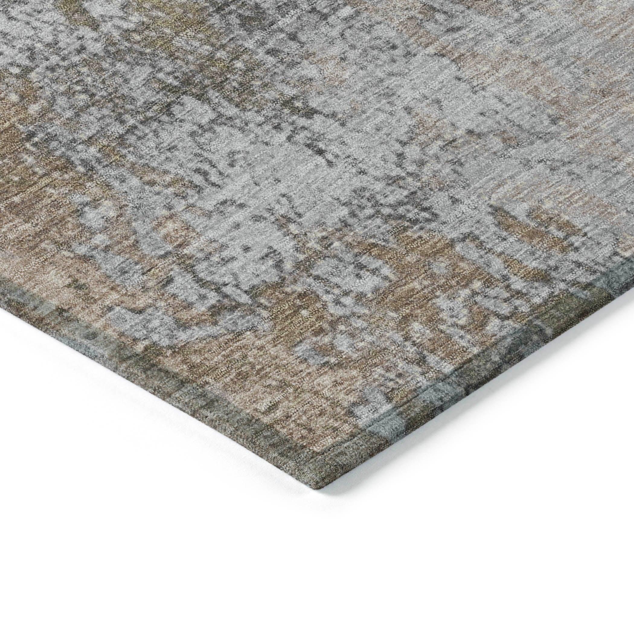 Addison Rugs Naelira Brown Washable Indoor-Outdoor Rug
