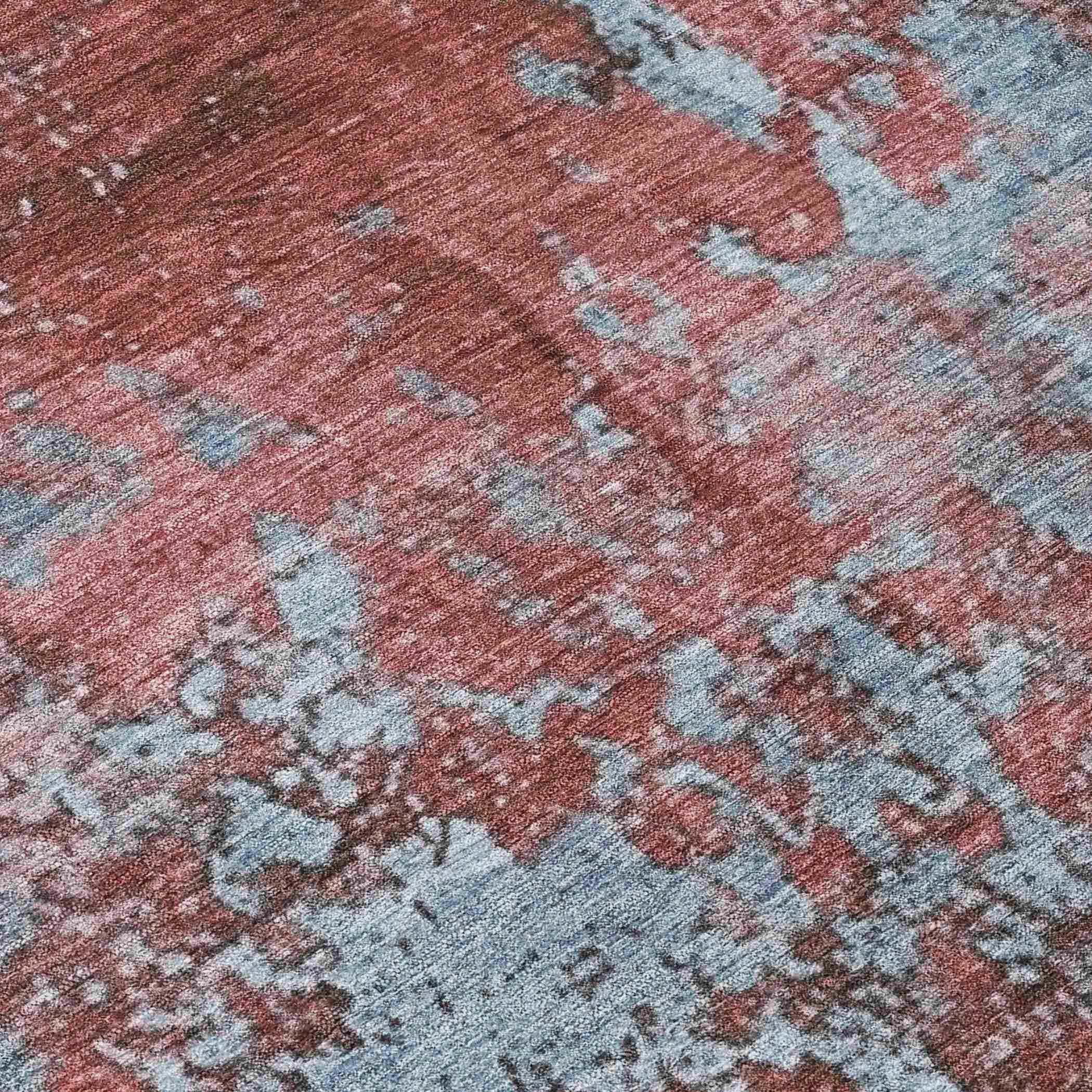 Addison Rugs Naelira Coral Washable Indoor-Outdoor Rug