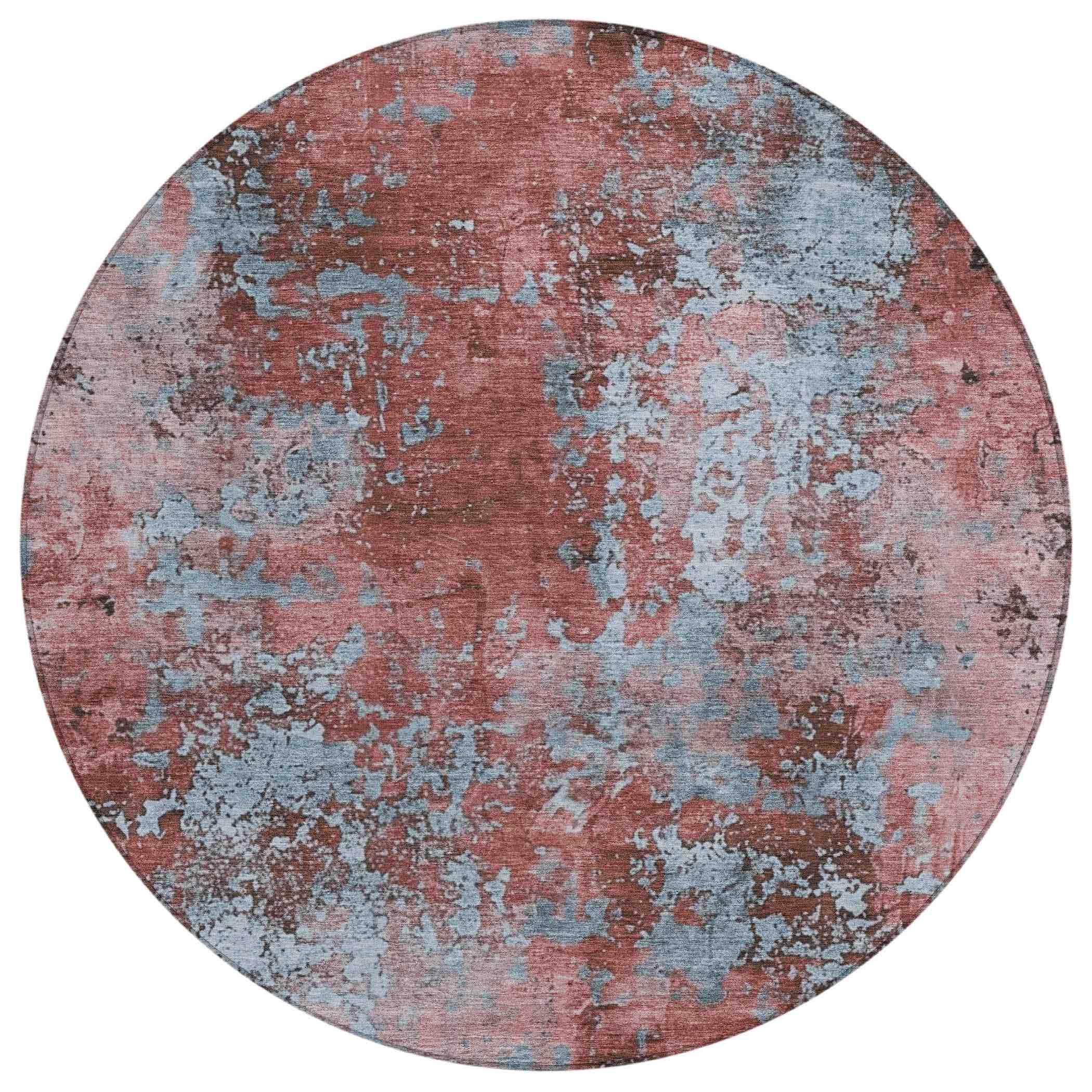 Addison Rugs Naelira Coral Washable Indoor-Outdoor Rug