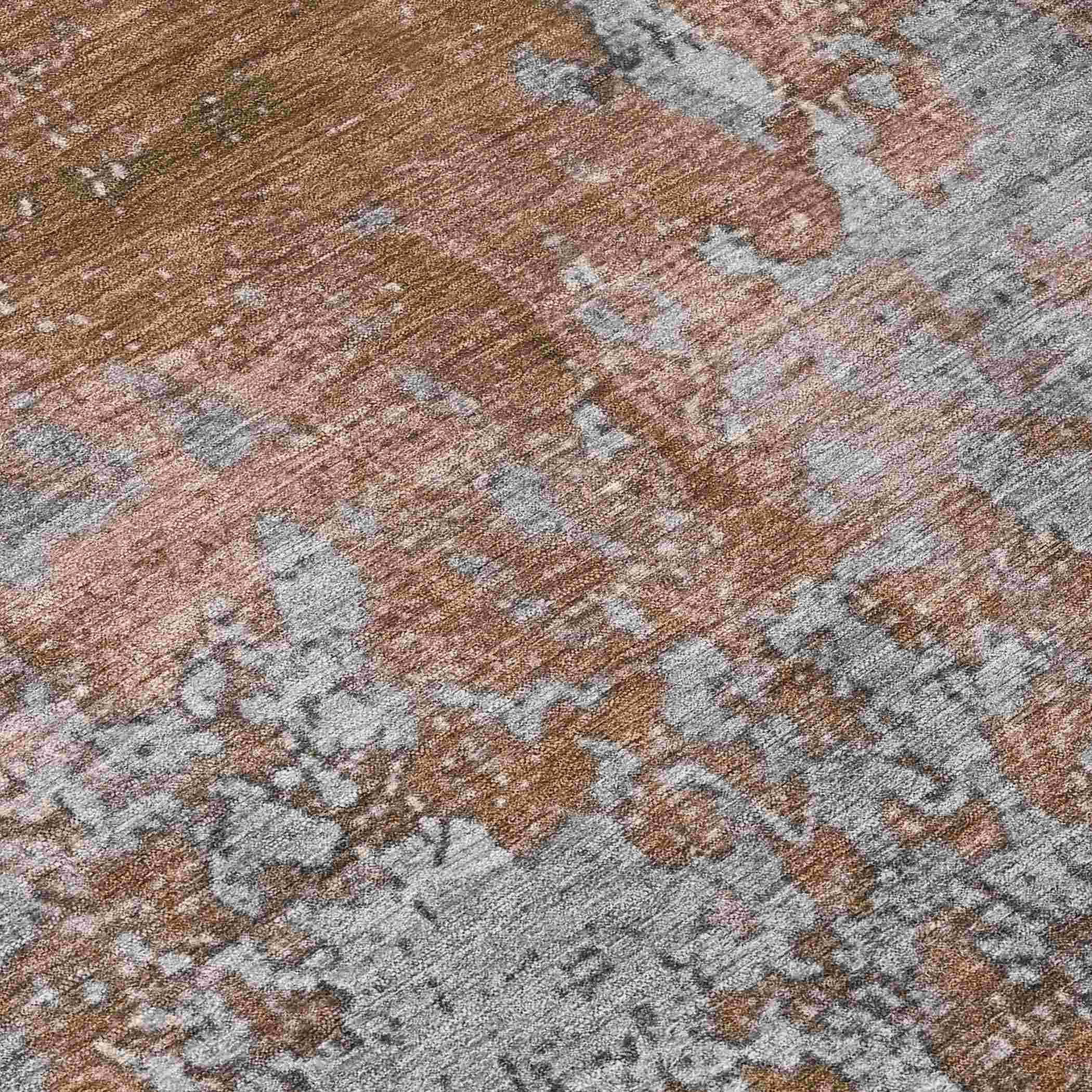 Addison Rugs Naelira Orange Washable Indoor-Outdoor Rug