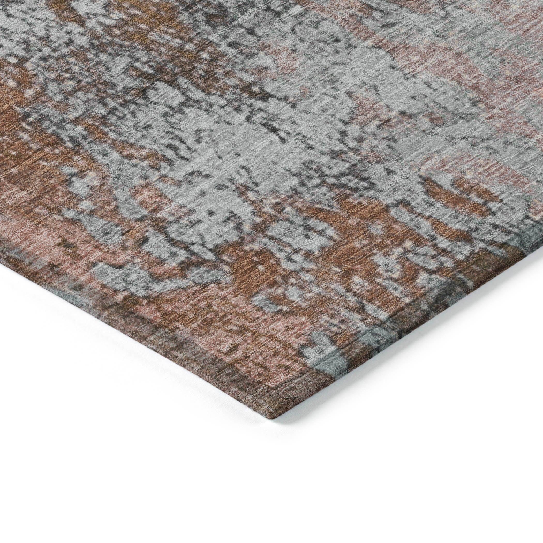 Addison Rugs Naelira Orange Washable Indoor-Outdoor Rug
