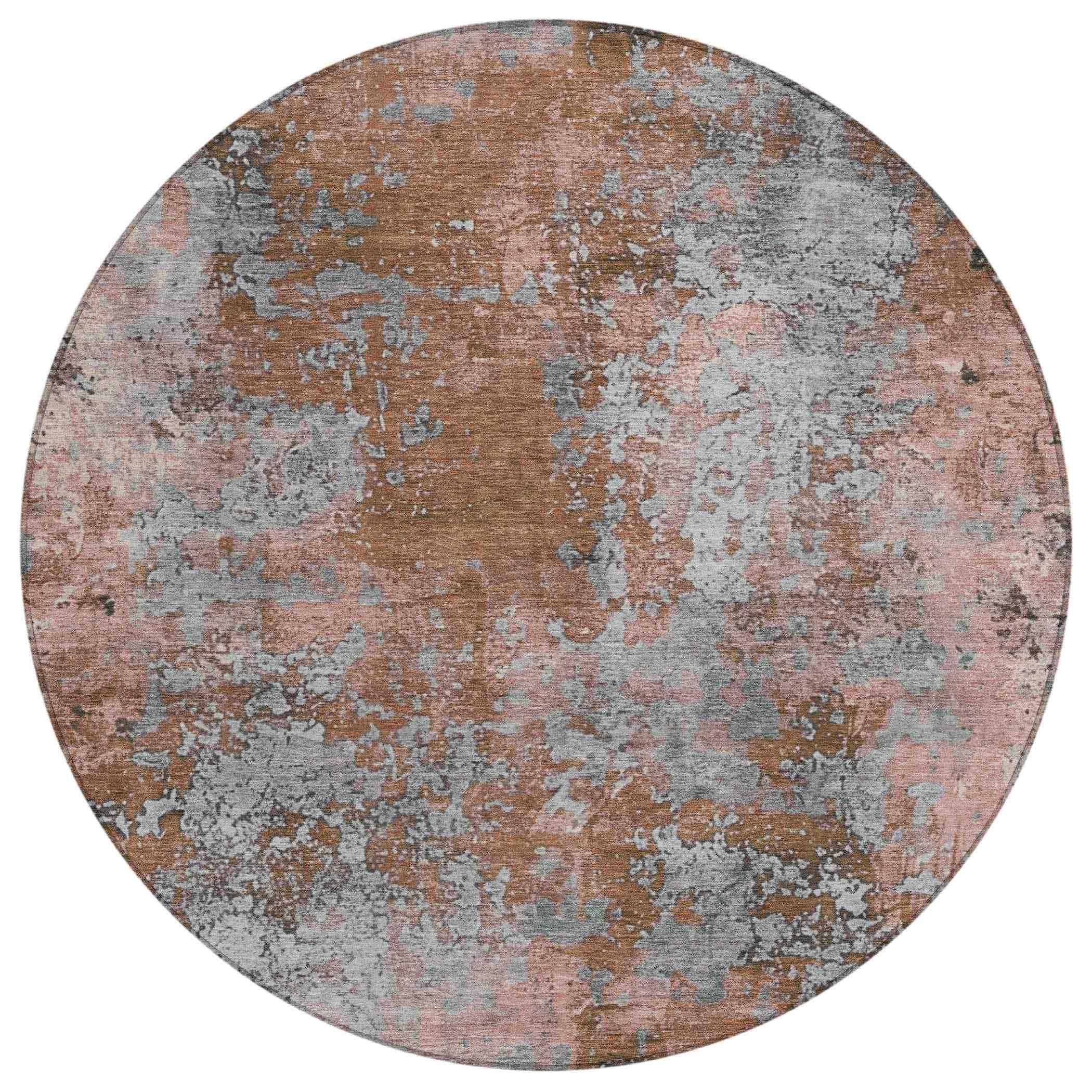 Addison Rugs Naelira Orange Washable Indoor-Outdoor Rug