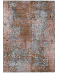 Addison Rugs Naelira Orange Washable Indoor-Outdoor Rug