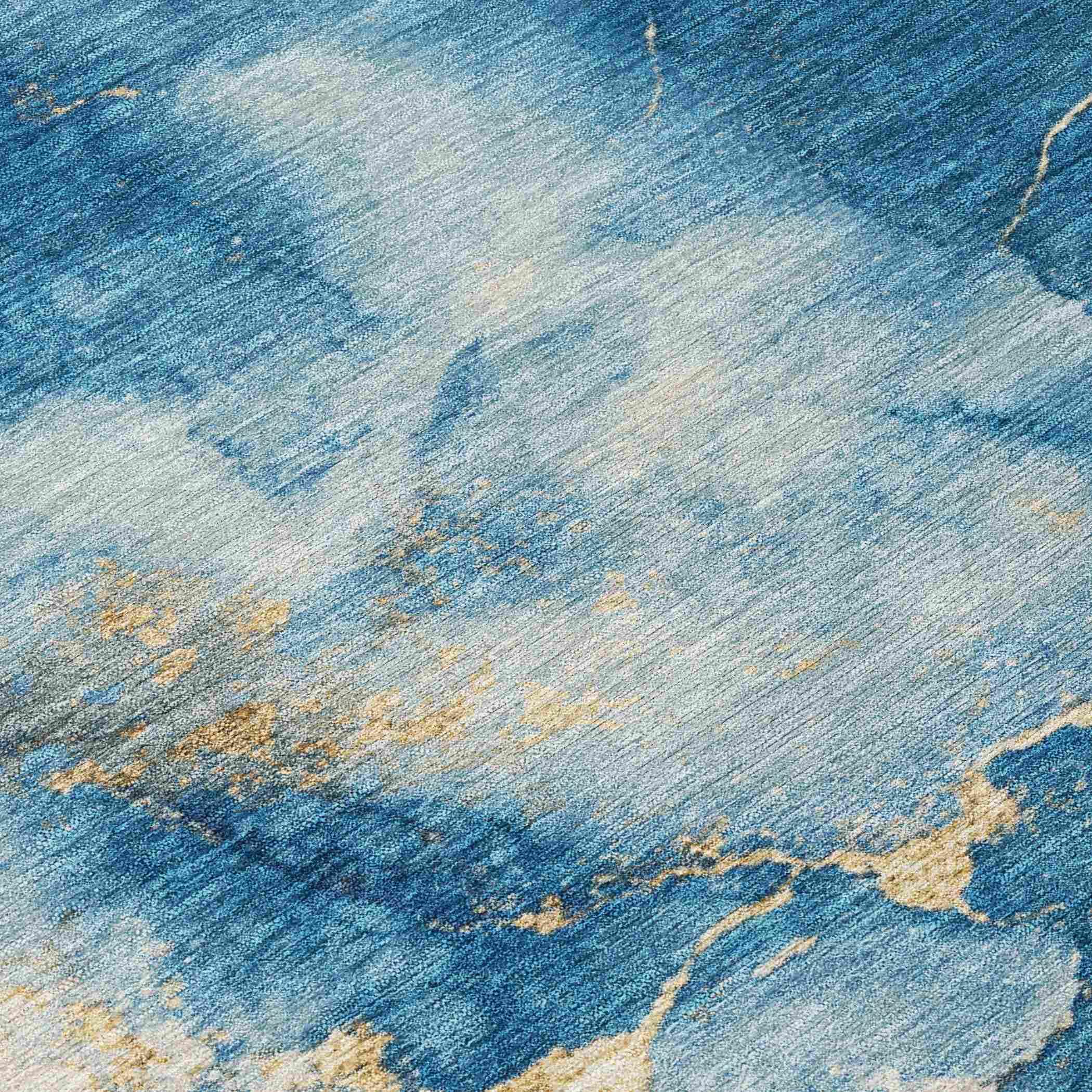 Addison Rugs Naelius Blue Washable Indoor-Outdoor Rug