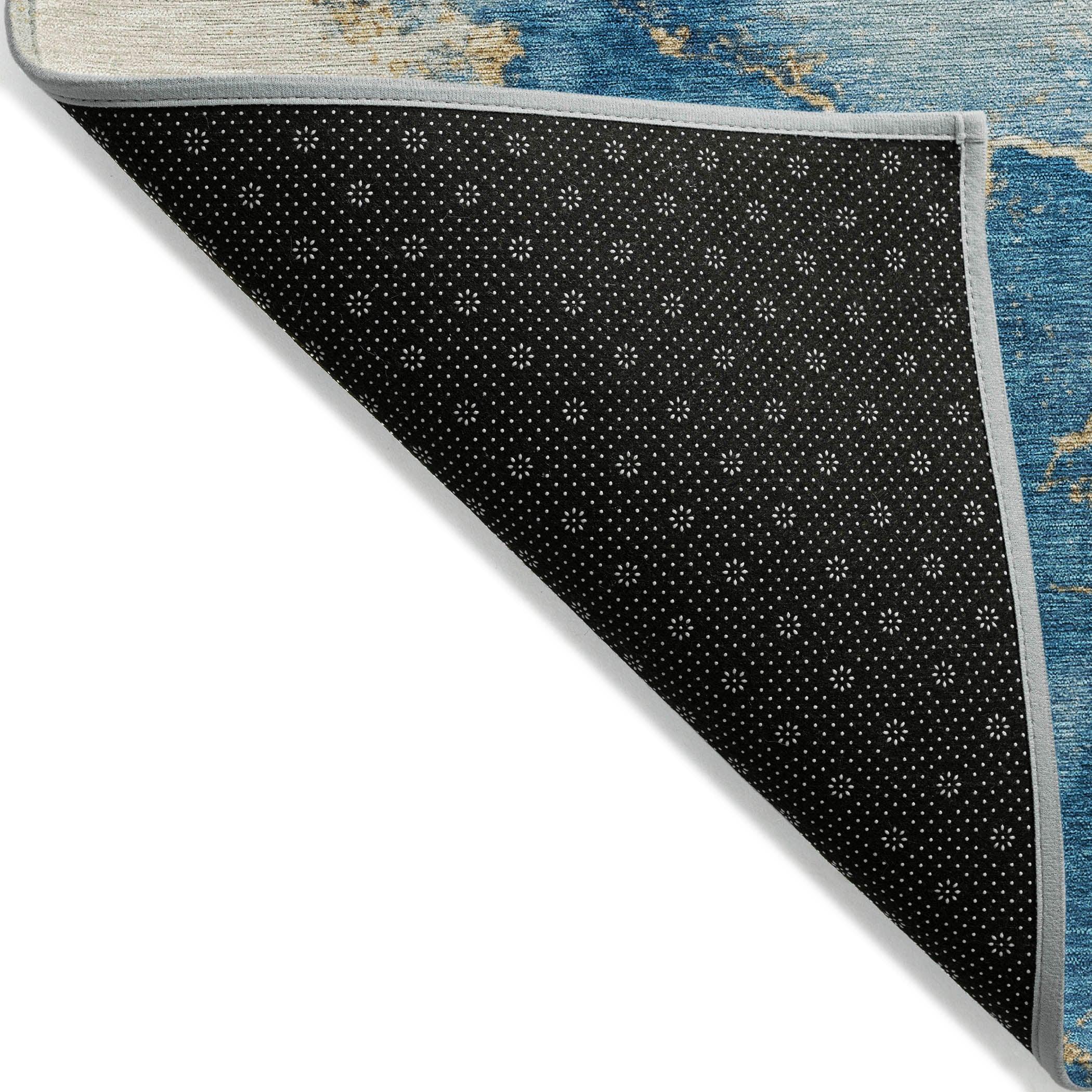 Addison Rugs Naelius Blue Washable Indoor-Outdoor Rug