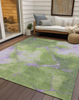 Addison Rugs Naelius Green Washable Indoor-Outdoor Rug