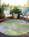 Addison Rugs Naelius Green Washable Indoor-Outdoor Rug
