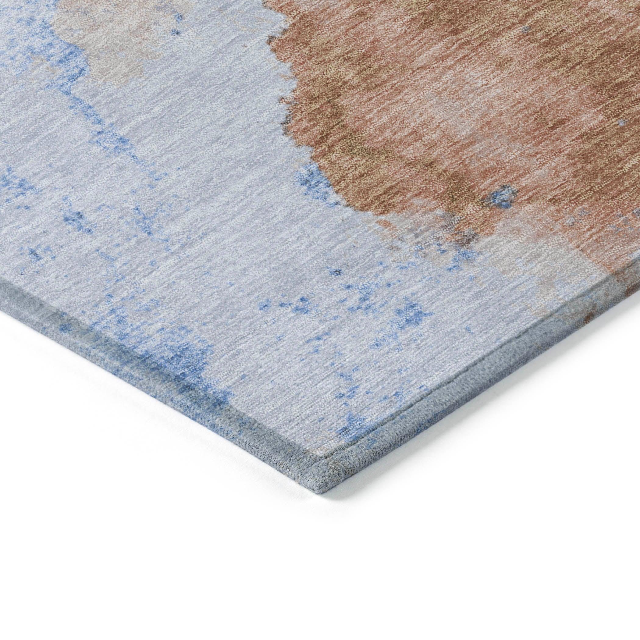 Addison Rugs Naelius Orange Washable Indoor-Outdoor Rug