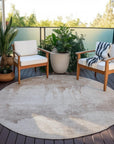 Addison Rugs Naelon Brown Washable Indoor-Outdoor Rug