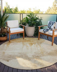 Addison Rugs Naelon Gold Washable Indoor-Outdoor Rug