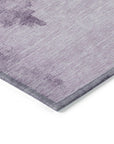 Addison Rugs Naelon Purple Washable Indoor-Outdoor Rug