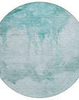 Addison Rugs Naelon Teal Washable Indoor-Outdoor Rug