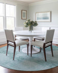 Addison Rugs Naelon Teal Washable Indoor-Outdoor Rug