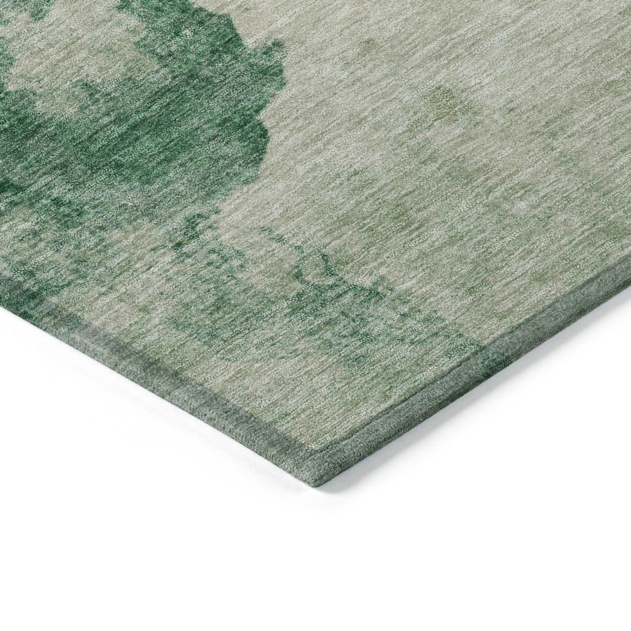 Addison Rugs Naelora Green Washable Indoor-Outdoor Rug