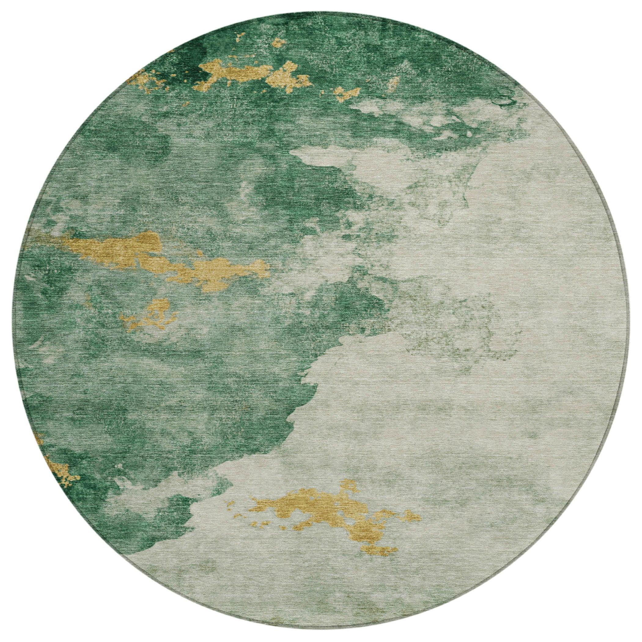 Addison Rugs Naelora Green Washable Indoor-Outdoor Rug