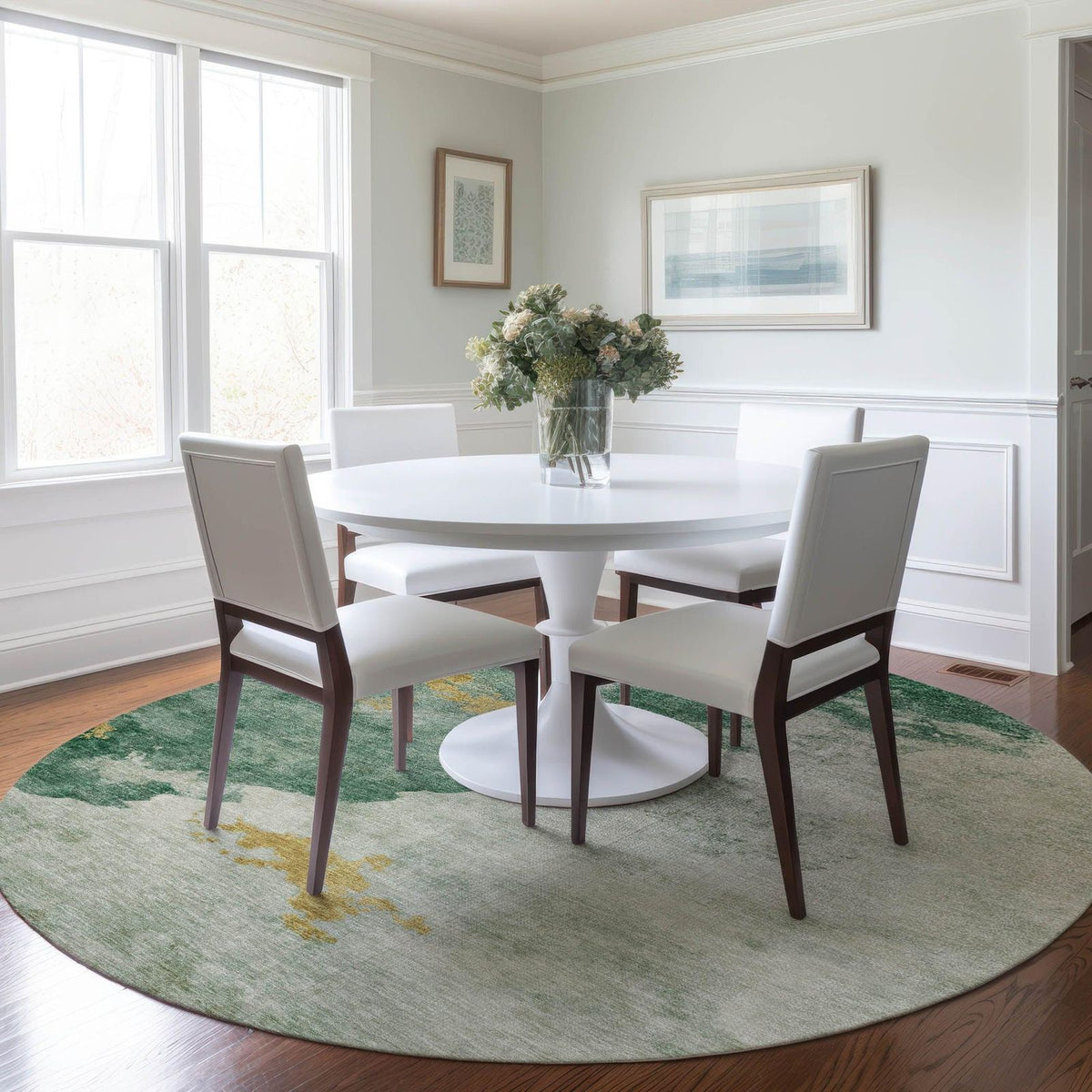 Addison Rugs Naelora Green Washable Indoor-Outdoor Rug
