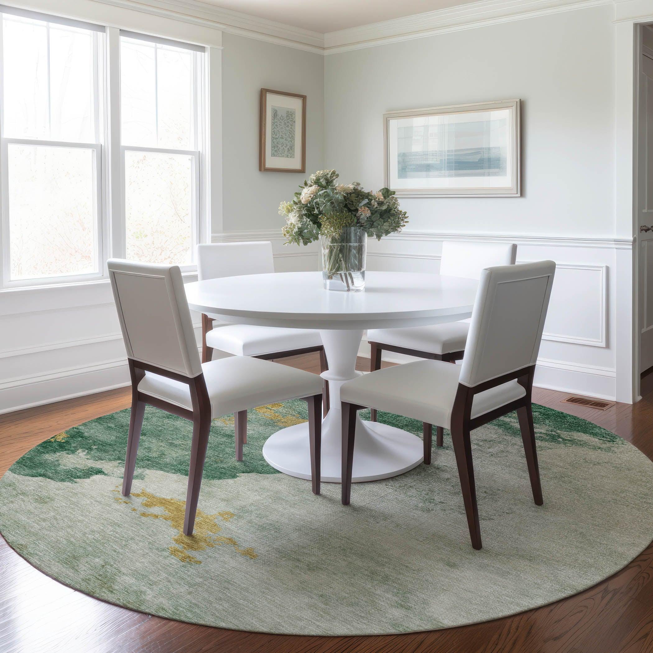 Addison Rugs Naelora Green Washable Indoor-Outdoor Rug