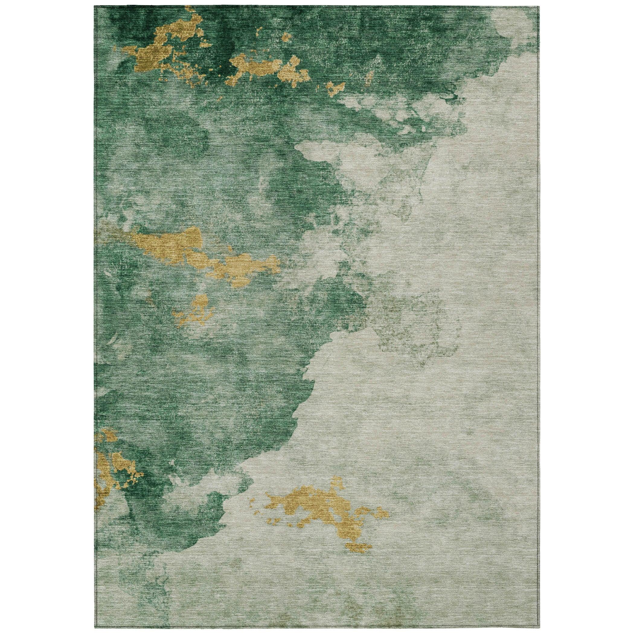 Addison Rugs Naelora Green Washable Indoor-Outdoor Rug