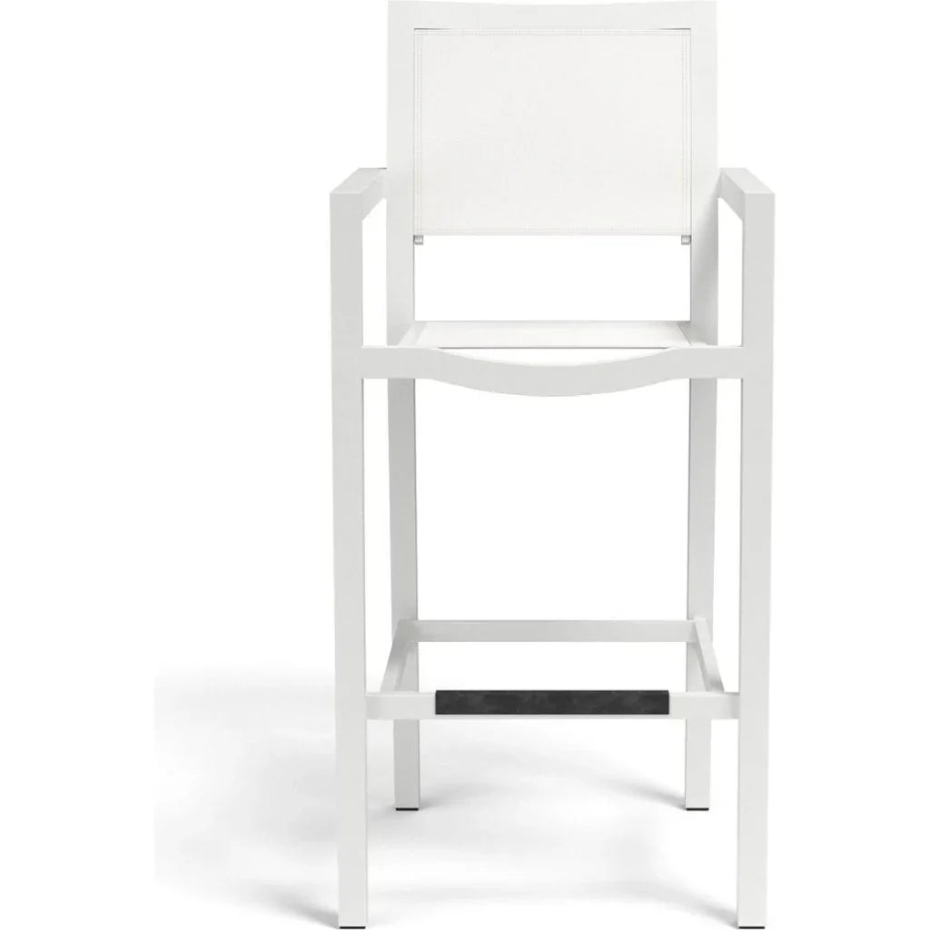 Sunset West Naples Aluminum Made Sling Outdoor Barstool