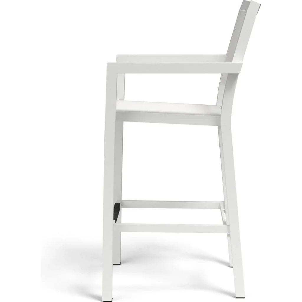 Sunset West Naples Aluminum Made Sling Outdoor Barstool