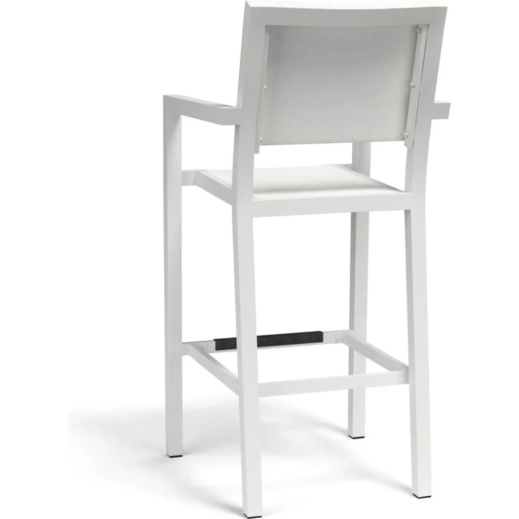 Sunset West Naples Aluminum Made Sling Outdoor Barstool