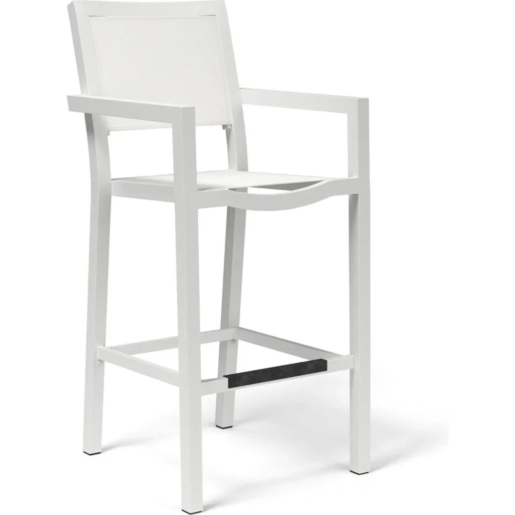 Sunset West Naples Aluminum Made Sling Outdoor Barstool