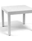 Sunset West Naples Aluminum Square Outdoor Dining Table