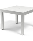 Sunset West Naples Aluminum Square Outdoor Dining Table