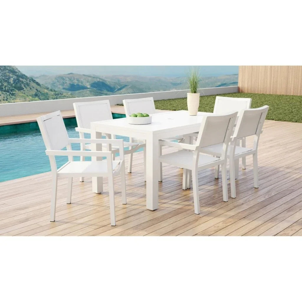Sunset West Naples Stackable Sling Outdoor Dining Chair 2PC