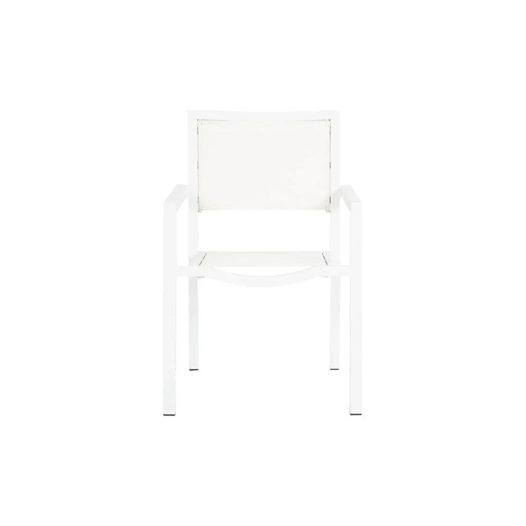 Sunset West Naples Stackable Sling Outdoor Dining Chair 2PC