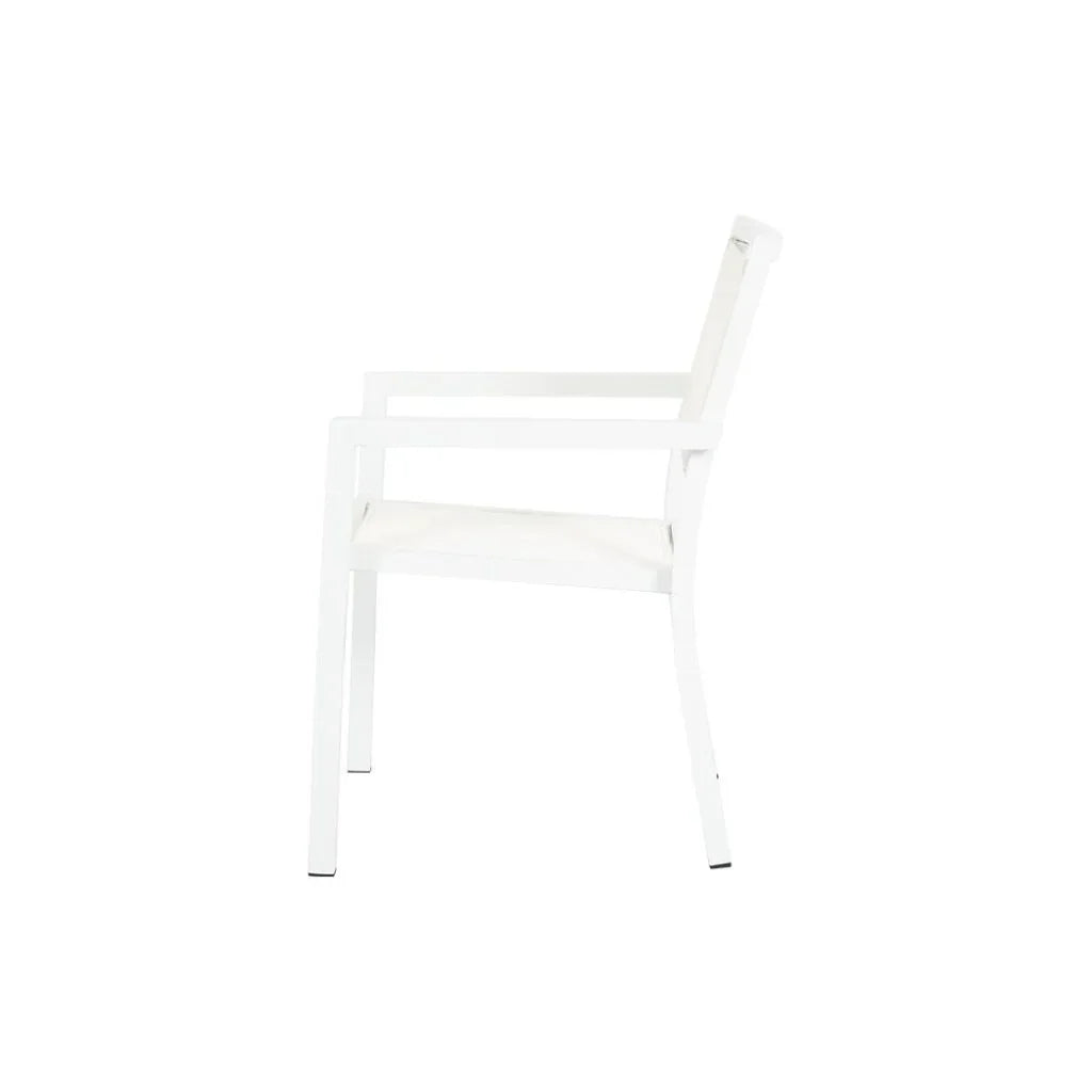 Sunset West Naples Stackable Sling Outdoor Dining Chair 2PC